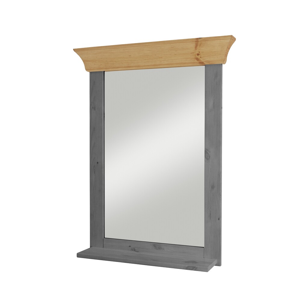 Massivholz Spiegel mit Ablage Bild 8