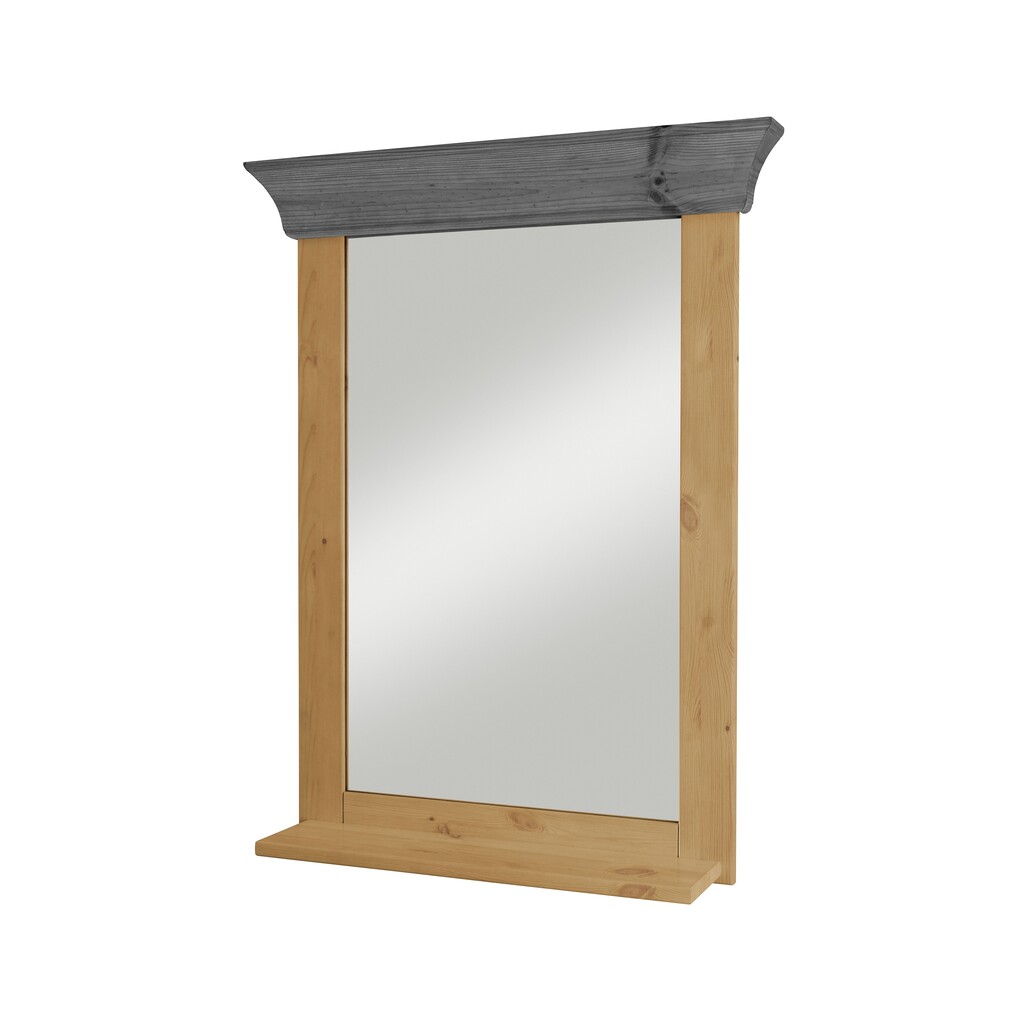Massivholz Spiegel mit Ablage Bild 9