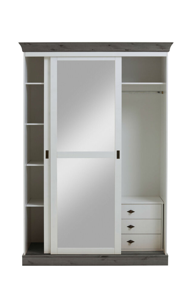 Schiebetürenschrank Kleiderschrank Bergen Kiefer Massiv Bild 9