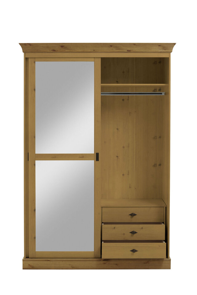 Schiebetürenschrank Kleiderschrank Bergen Kiefer Massiv Bild 12