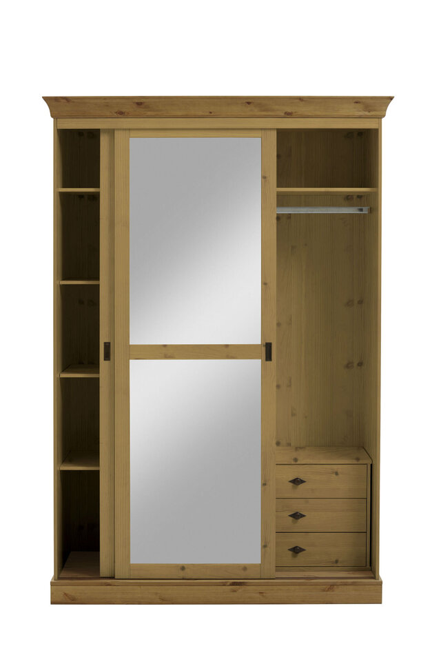 Schiebetürenschrank Kleiderschrank Bergen Kiefer Massiv Bild 17