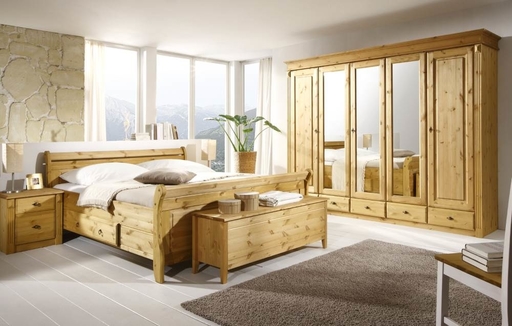 Kleiderschrank 5-türig Eva mit 3 Spiegeln Preview Image