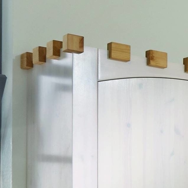 INFANSKIDS Kleiderschrank Ritterburg 2-türig Bild 2