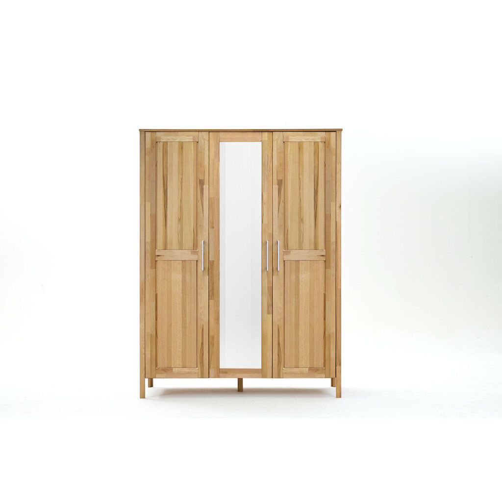 Kleiderschrank Modern Zen mit Spiegeltür | Massivholz von Lars Olesen Preview Image