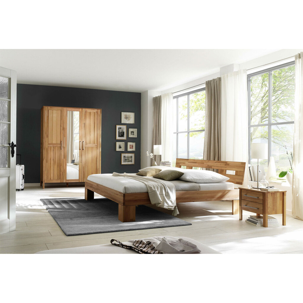 Kleiderschrank Modern Zen mit Spiegeltür | Massivholz von Lars Olesen Preview Image