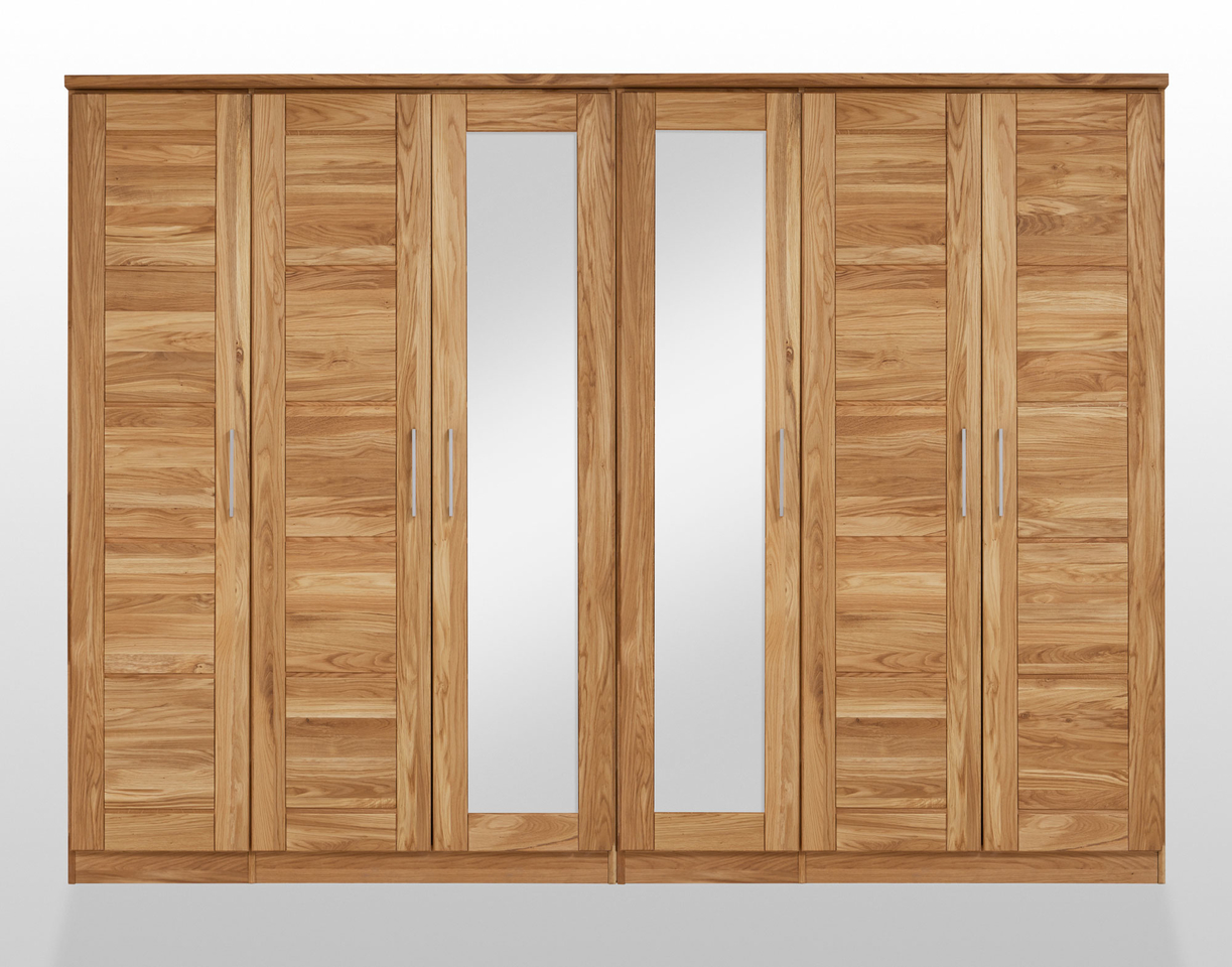 Kleiderschrank Wildeiche Massiv Schlafzimmer NECST Bild 12