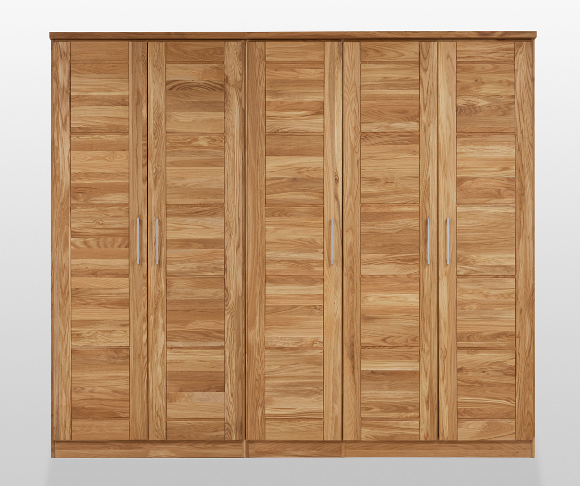 Kleiderschrank Wildeiche Massiv Schlafzimmer NECST Bild 6