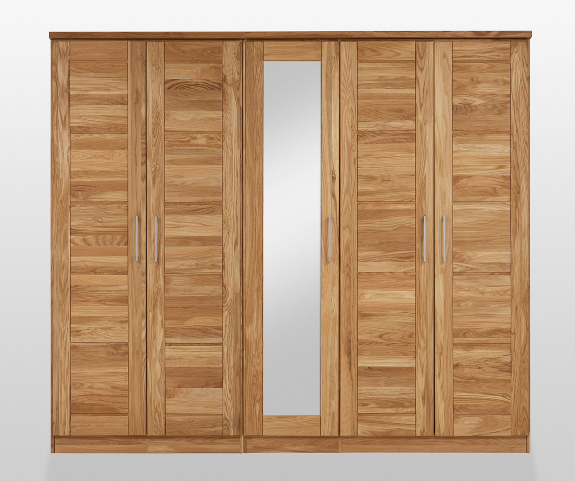 Kleiderschrank Wildeiche Massiv Schlafzimmer NECST Bild 8