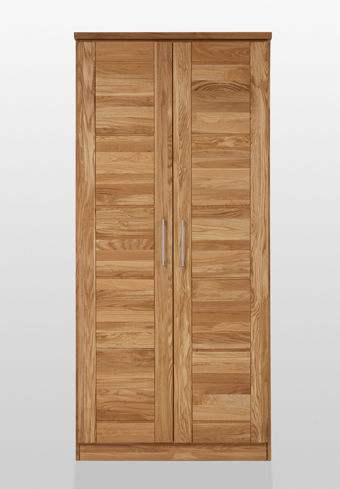 Kleiderschrank Wildeiche Massiv Schlafzimmer NECST Bild 4