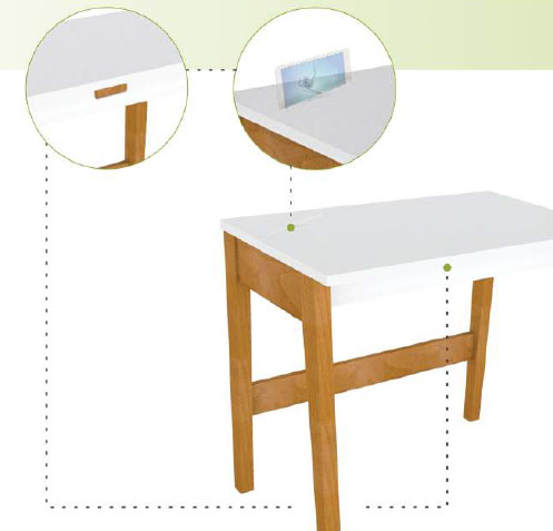 Kleiner Kinder Schreibtisch Colorland Bild 10