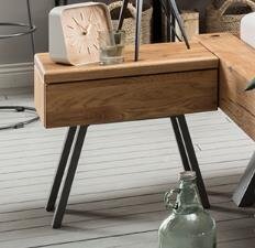 Balkenbett Karby aus massiver Wildeiche Preview Image