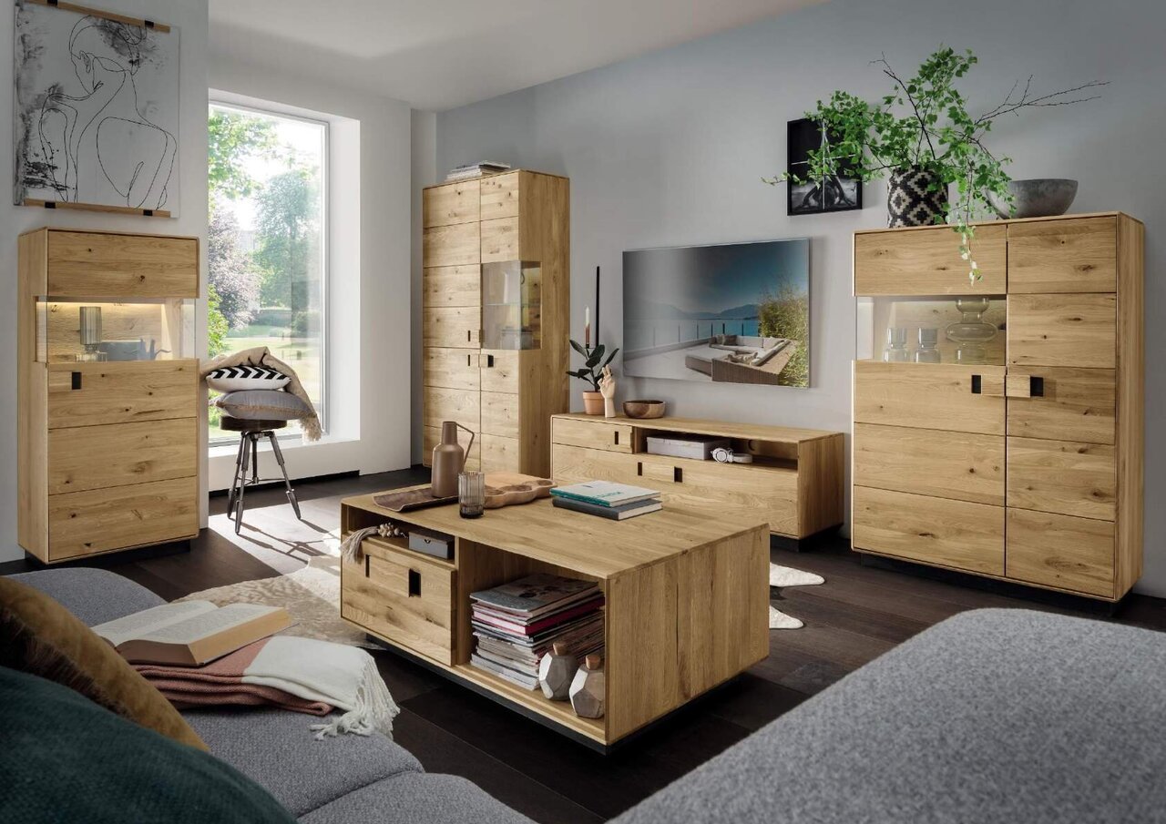 Highboard Arosa aus Wildeiche Preview Image