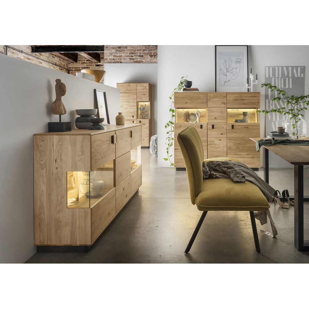 Highboard II Arosa aus Wildeiche Bild 3