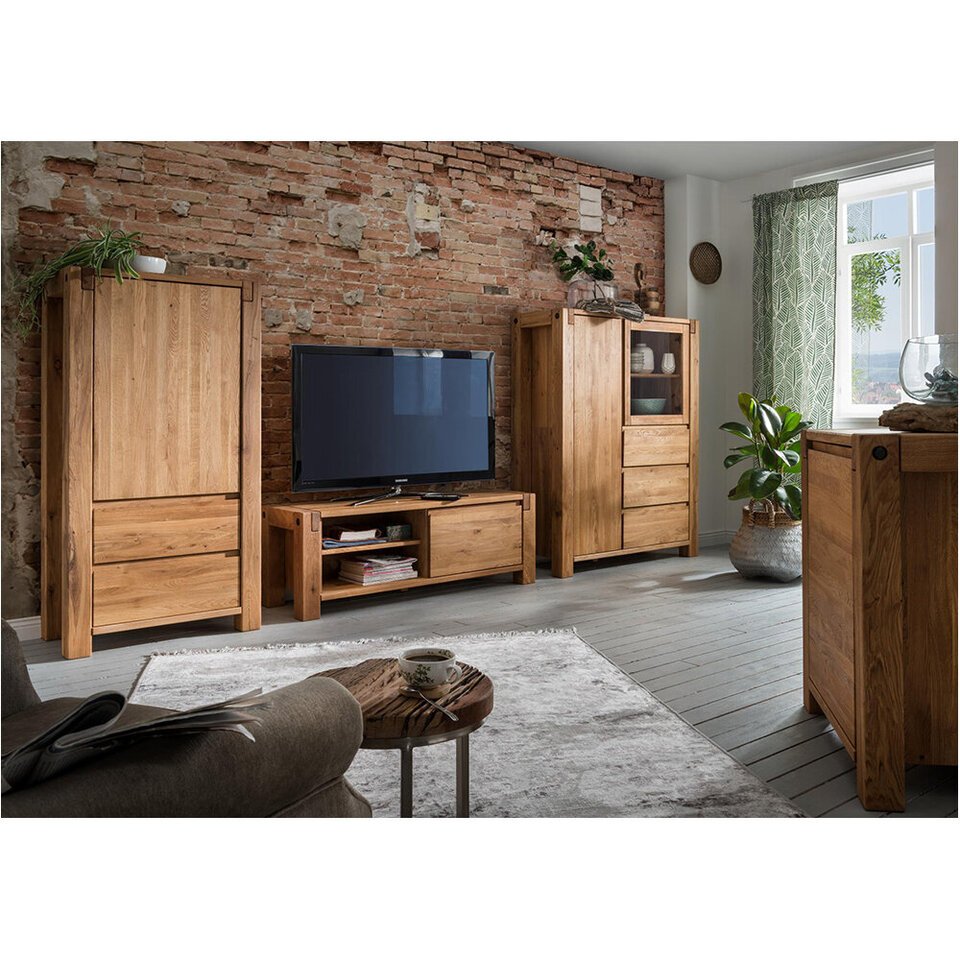 TV Board Woodstock aus Eiche Bild 4