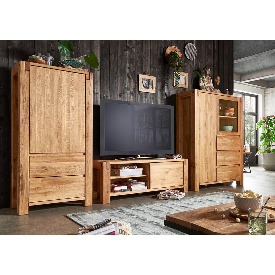 TV Board Woodstock aus Eiche Bild 5