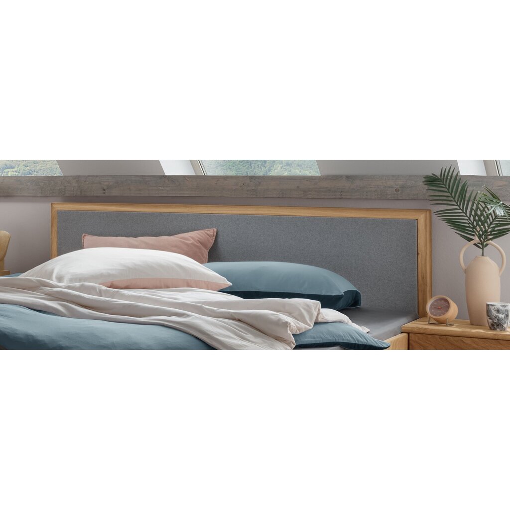 Aalborg Bett mit Filzkopfteil Eiche Bild 3