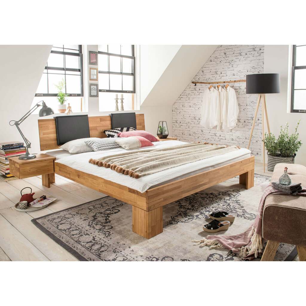 Doppelbett Necst Wildeiche Flat Kopfteil von Lars Olesen | SKANMØBLER Bild 4