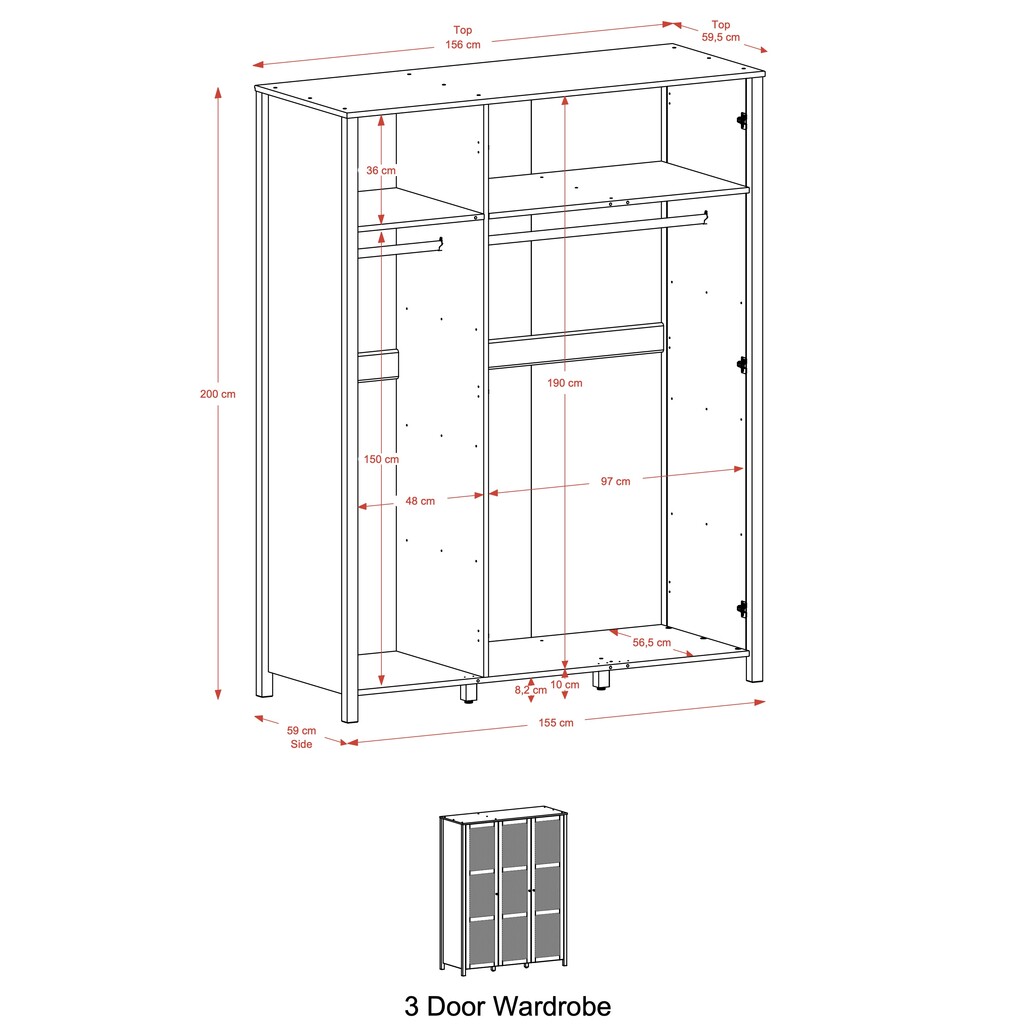 Fanø Kleiderschrank Eiche Bild 7