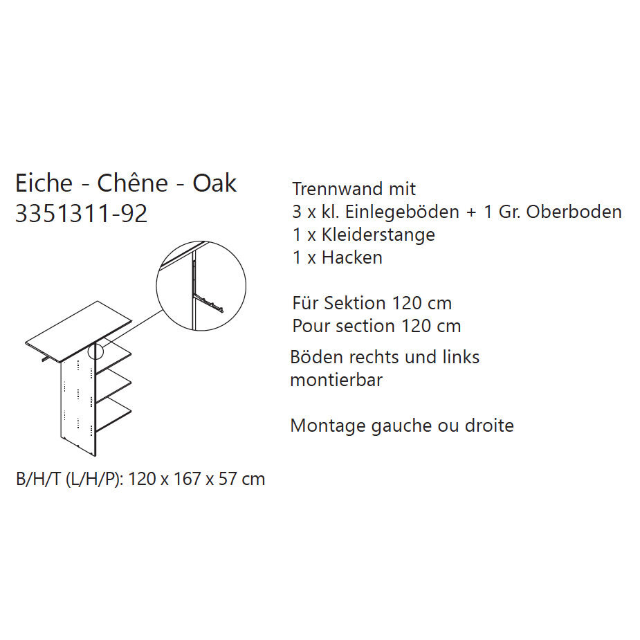 Lars Olesen Rödemis Kleiderschrank Wildeiche – Skandinavisches Design Bild 16