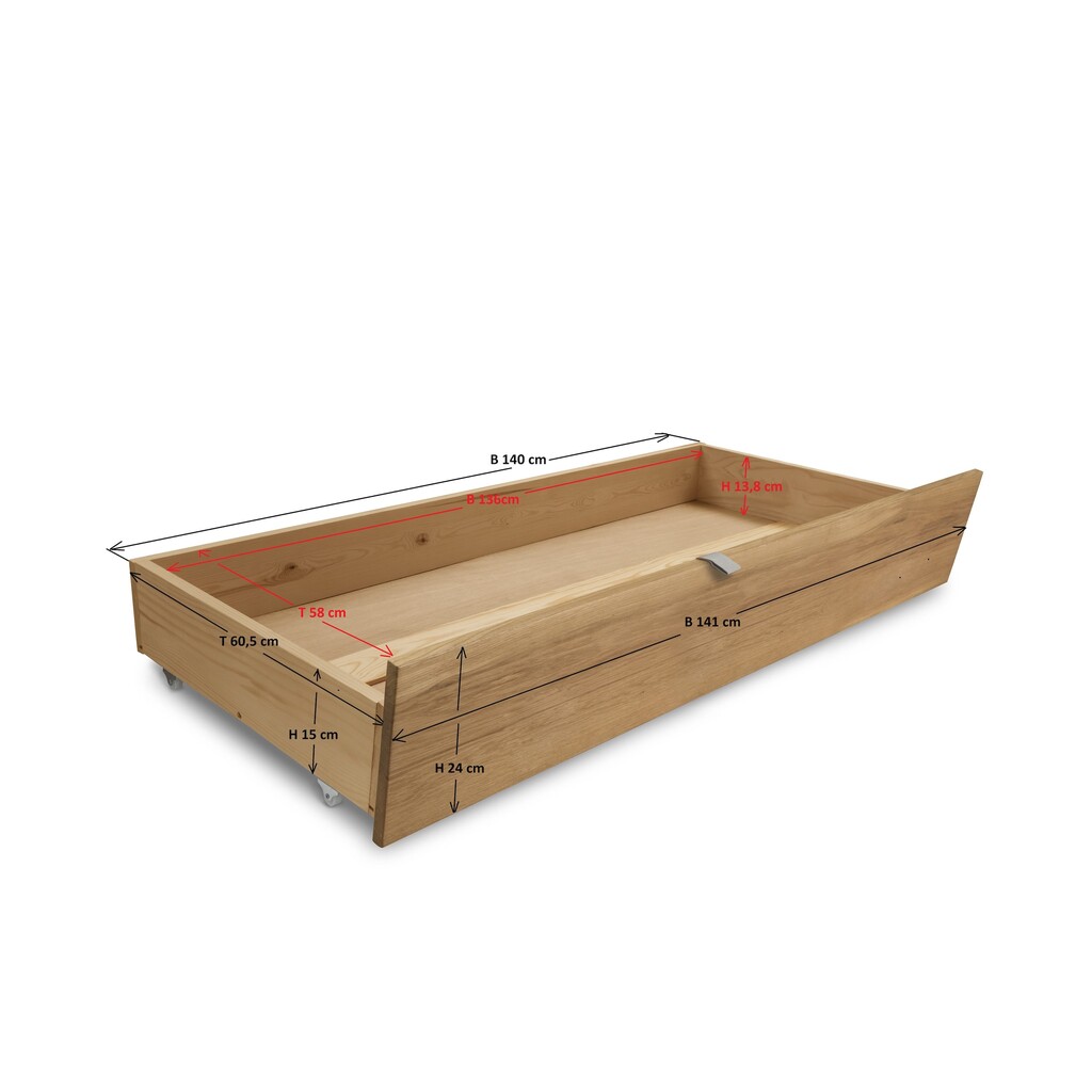 Schubkasten für Balkenbetten Bild 2