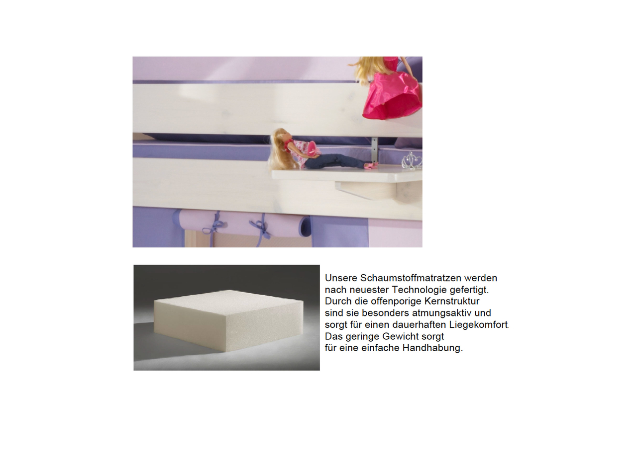 Zubehör für Dolphin Kinderzimmer Halbhochbett Lavendeltraum Bild 10