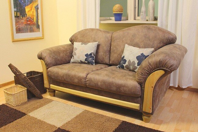 Borkum Sofa 2,5 Sitzer in Braun Bild 3