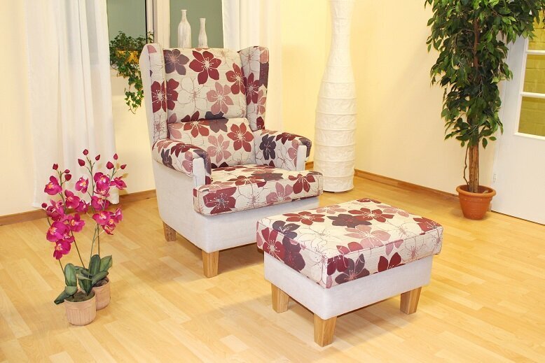 Sylt Ohrensessel Rotblume Preview Image