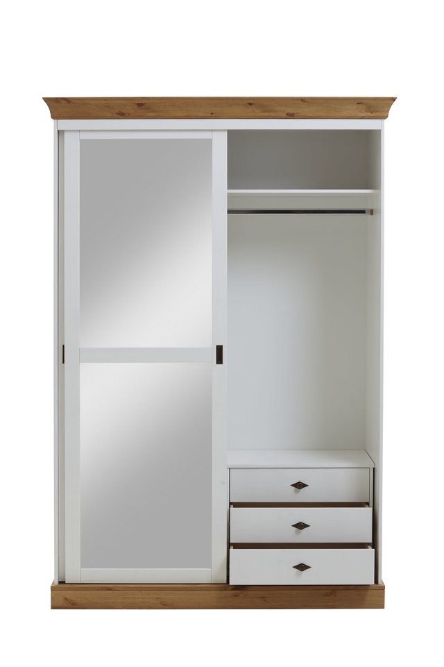 Schiebetürenschrank Kleiderschrank Bergen Kiefer Massiv Bild 4