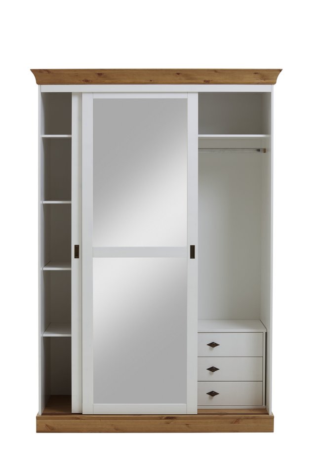 Schiebetürenschrank Kleiderschrank Bergen Kiefer Massiv Bild 5
