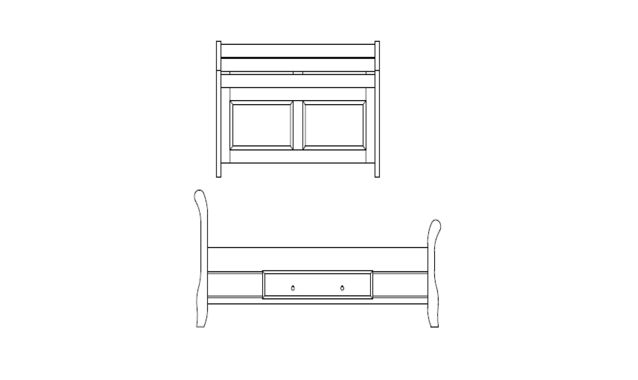 Schlafzimmer Dora Kiefer massiv gelaugt geölt Bild 5