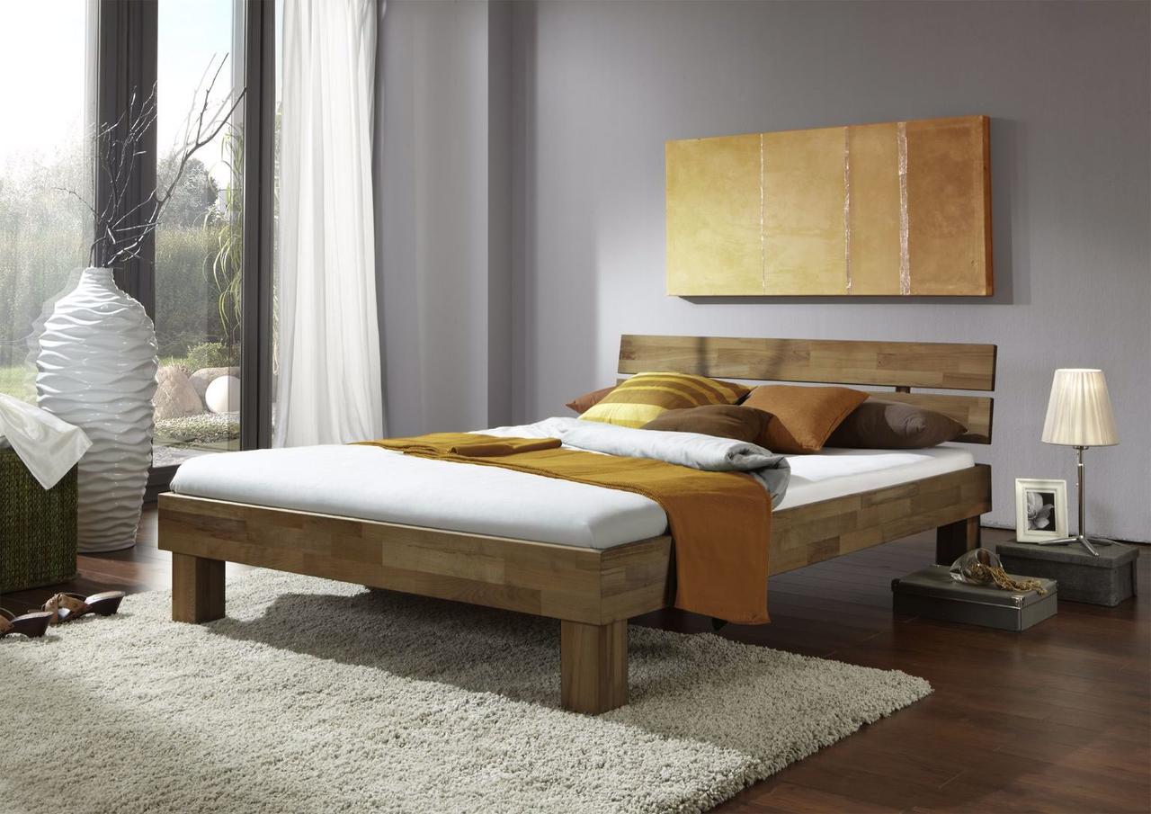 Schlafzimmer Futonbett Jenny Wildeiche massiv Preview Image
