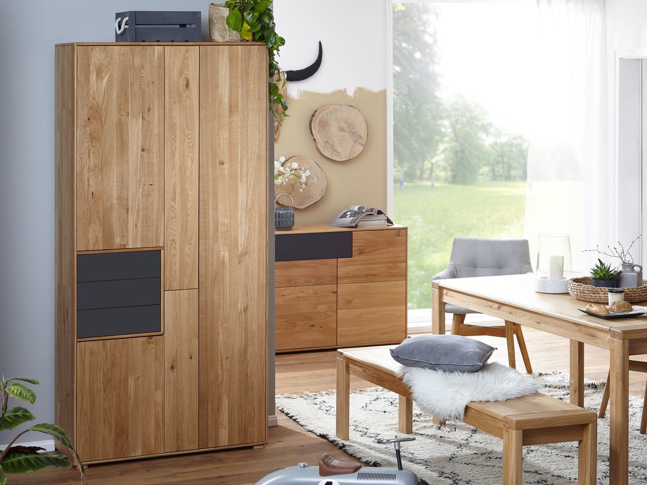 Schrank II Roost Massive Wildeiche Bild 4