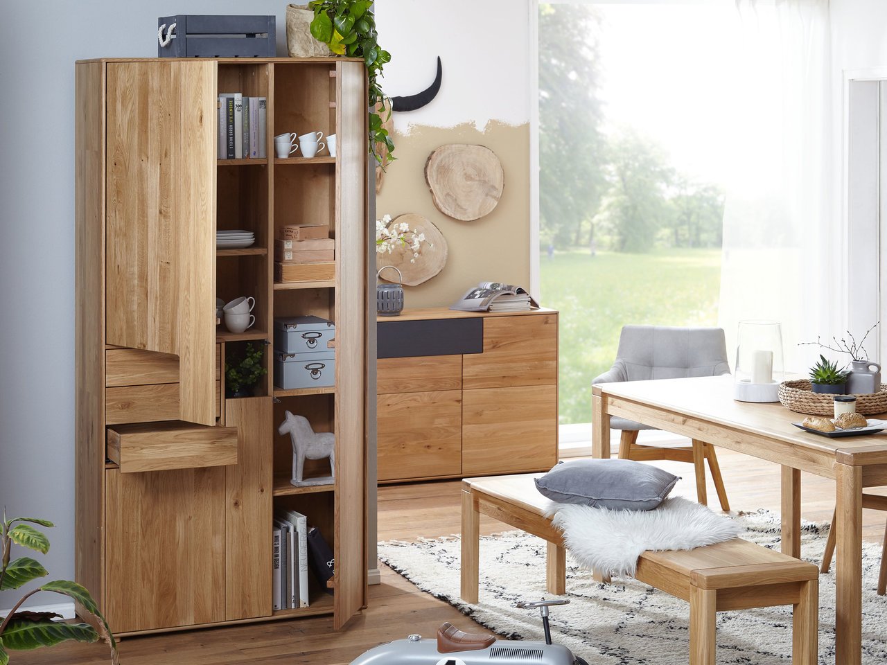 Schrank II Roost Massive Wildeiche Bild 5