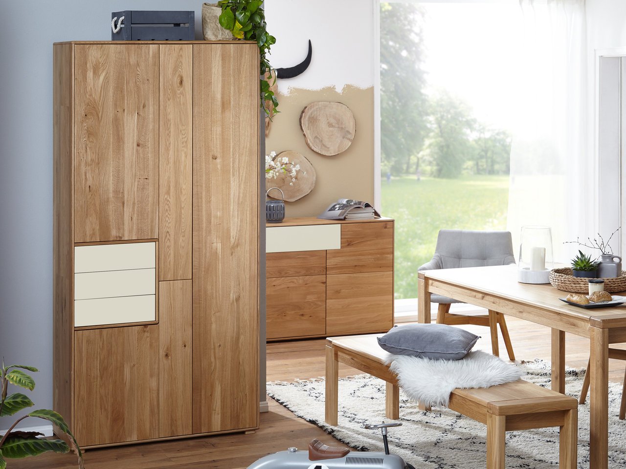 Schrank II Roost Massive Wildeiche Bild 3