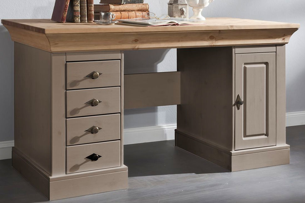 Schreibtisch Bergen Landhausstil Bild 6