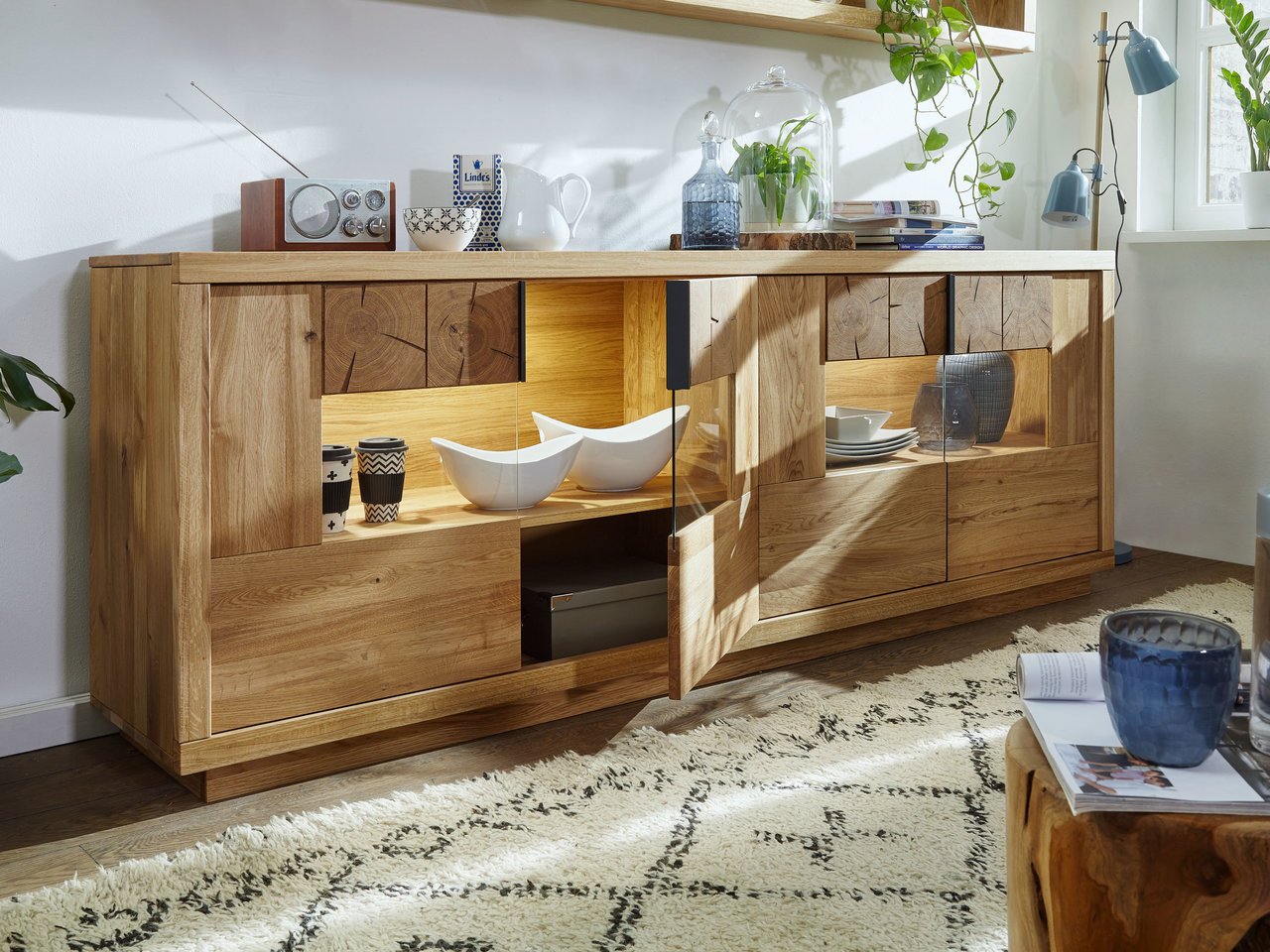 Sideboard II Hulsig Massive Wildeiche Bild 2