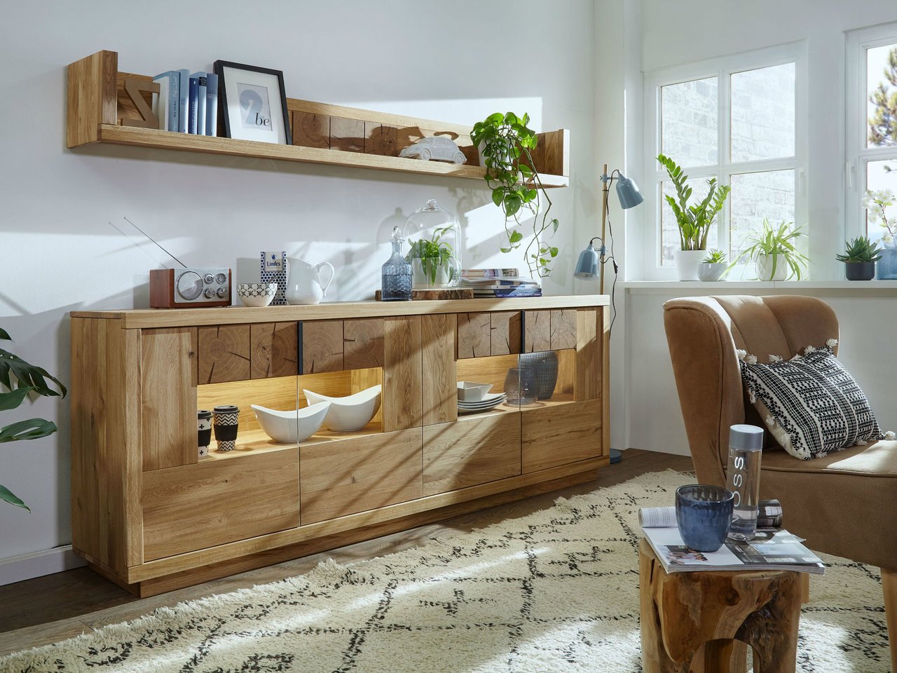 Sideboard II Hulsig Massive Wildeiche Bild 3