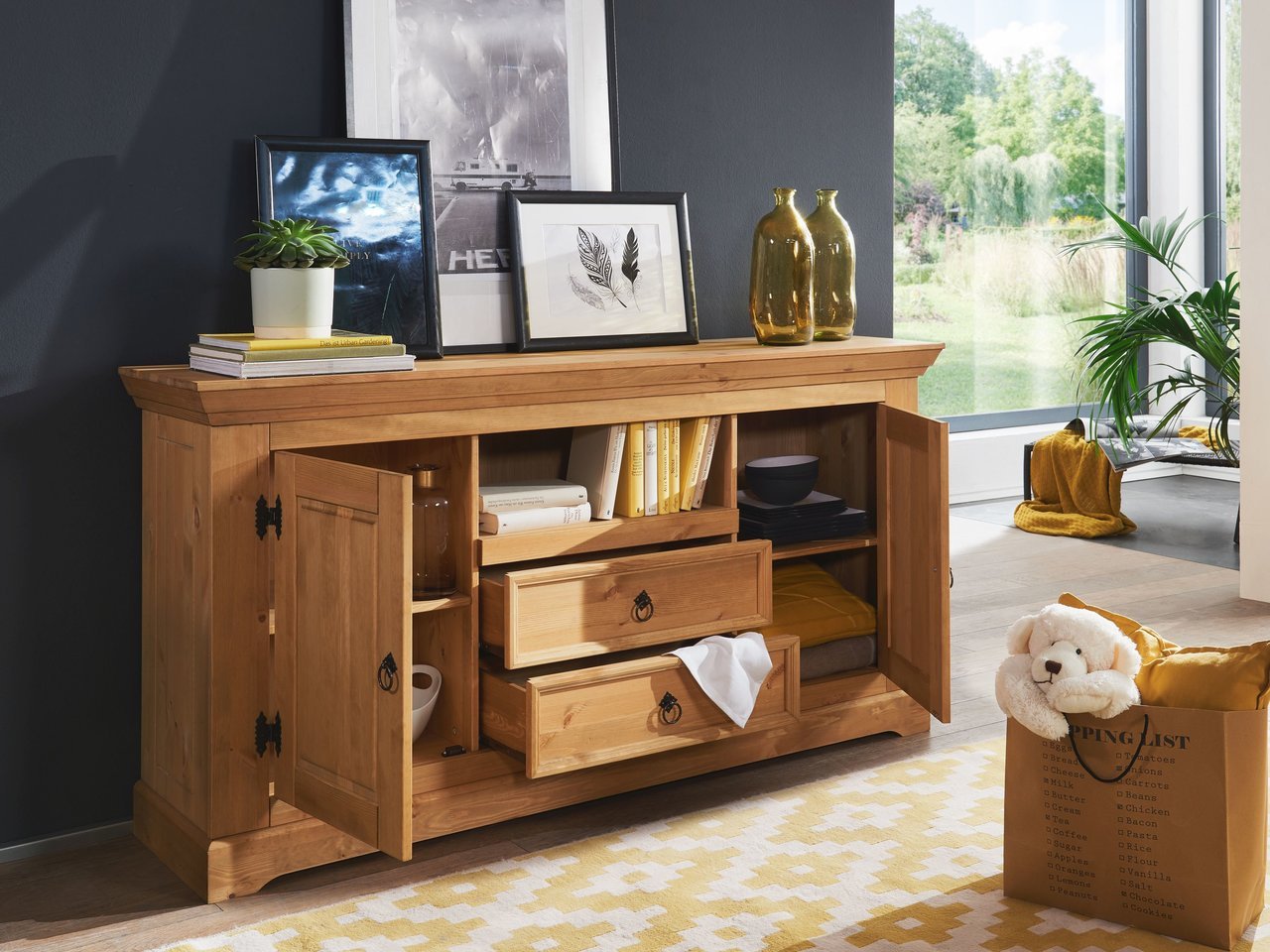 Sideboard II Ribe aus massiver Kiefer Bild 2