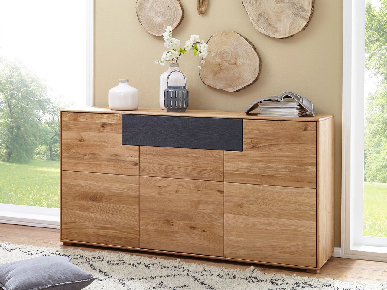 Sideboard Roost Massive Wildeiche Bild 2