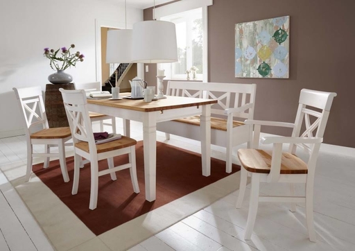 Sitzbank Fjord 105 cm mit Armlehnen Bild 4