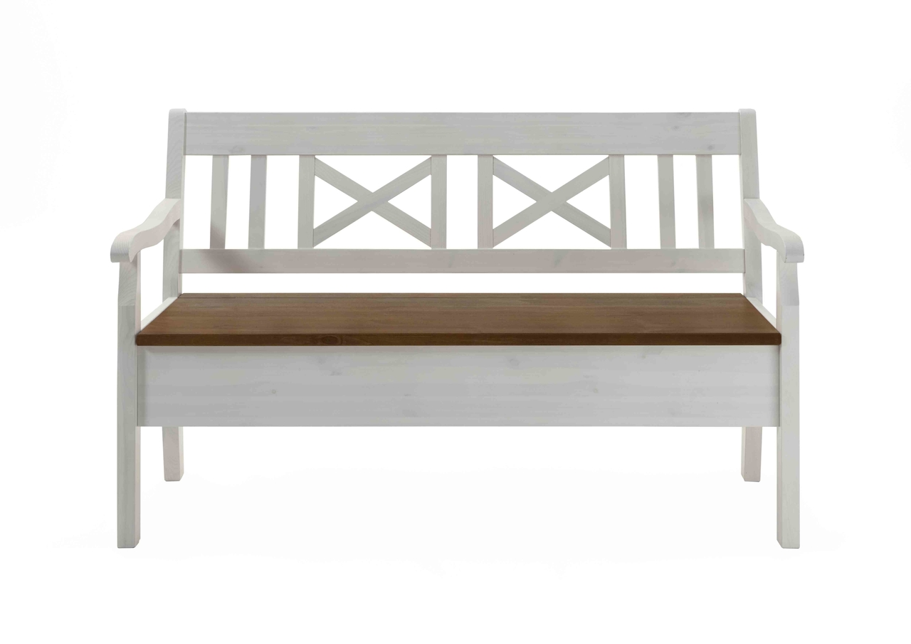 Sitzbank Fjord 148cm mit Armlehnen Bild 4