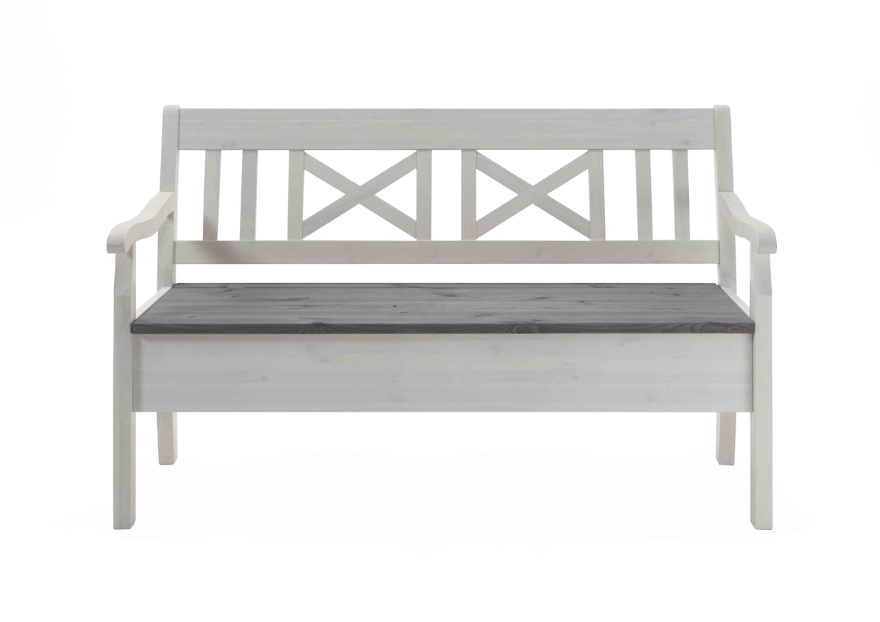 Sitzbank Fjord 148cm mit Armlehnen Bild 3