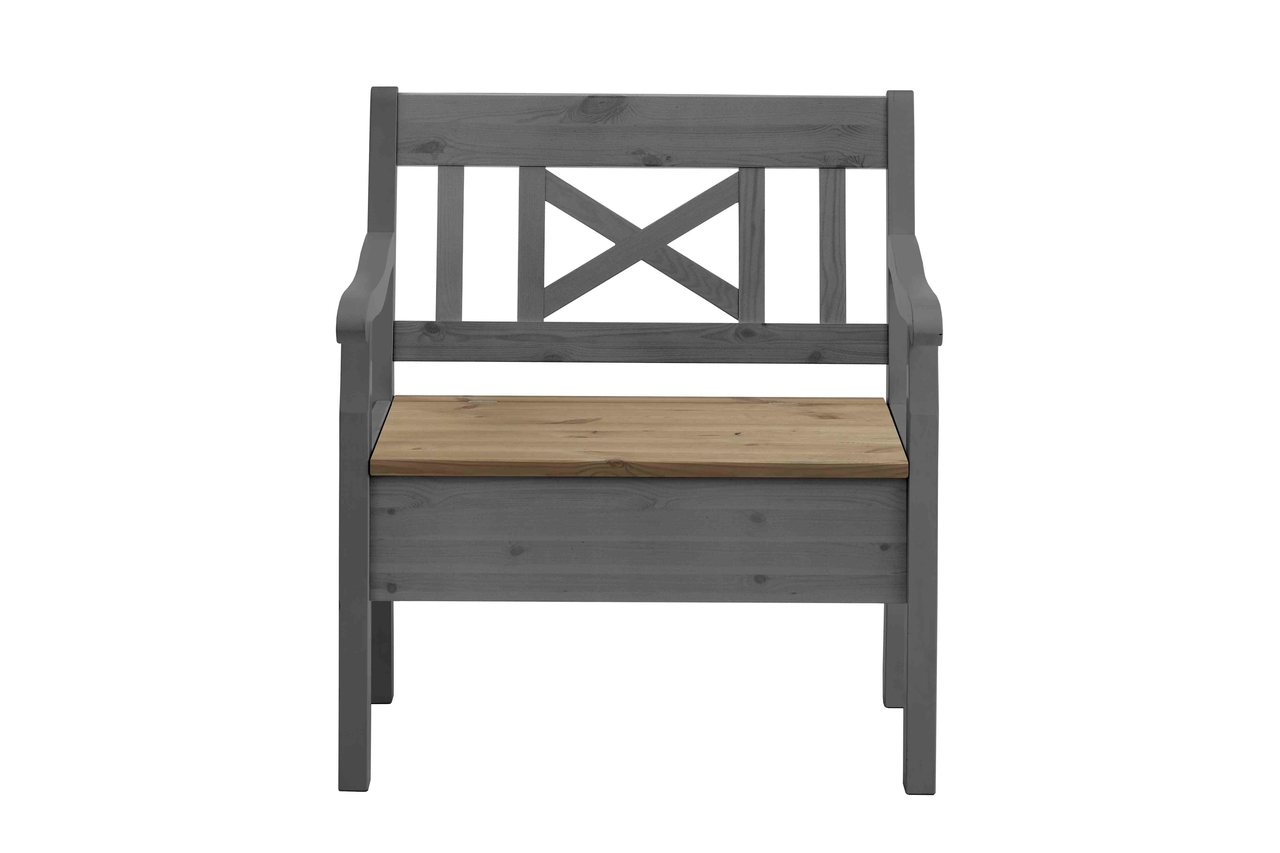Sitzbank Fjord 84 cm mit Armlehnen Bild 4