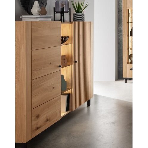 Ascona Highboard breit Wildeiche Preview Image
