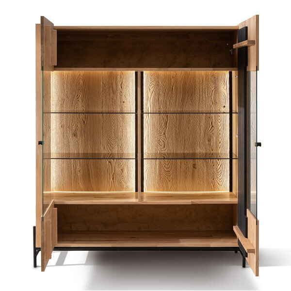 Ascona Highboard hoch Wildeiche Bild 2