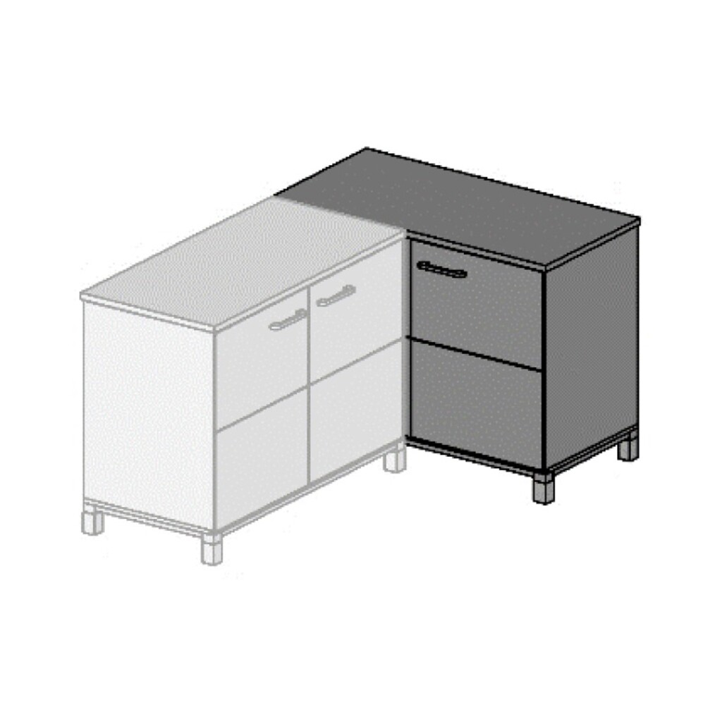 TPT Eckunterschrank 120 cm für Massivholz Küche Preview Image
