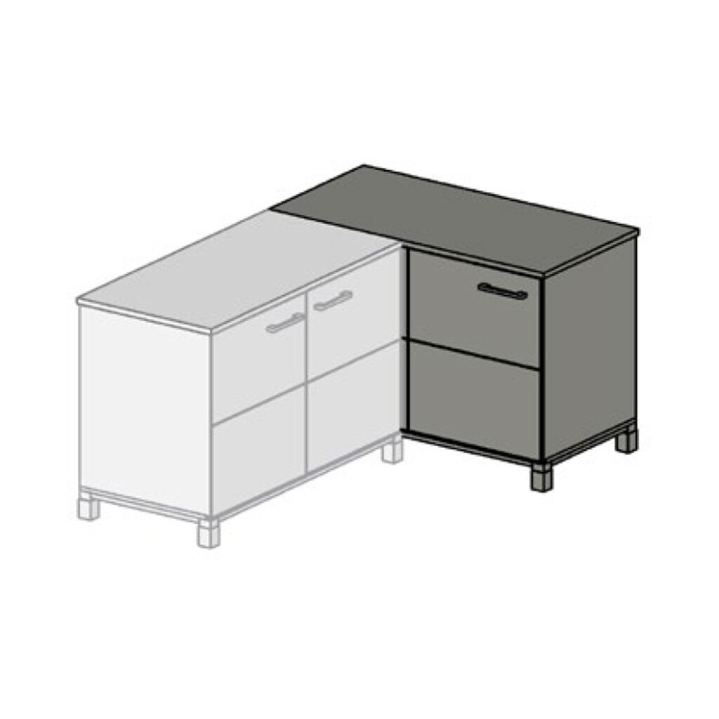 TPT Eckunterschrank 120 cm für Massivholz Küche Bild 2