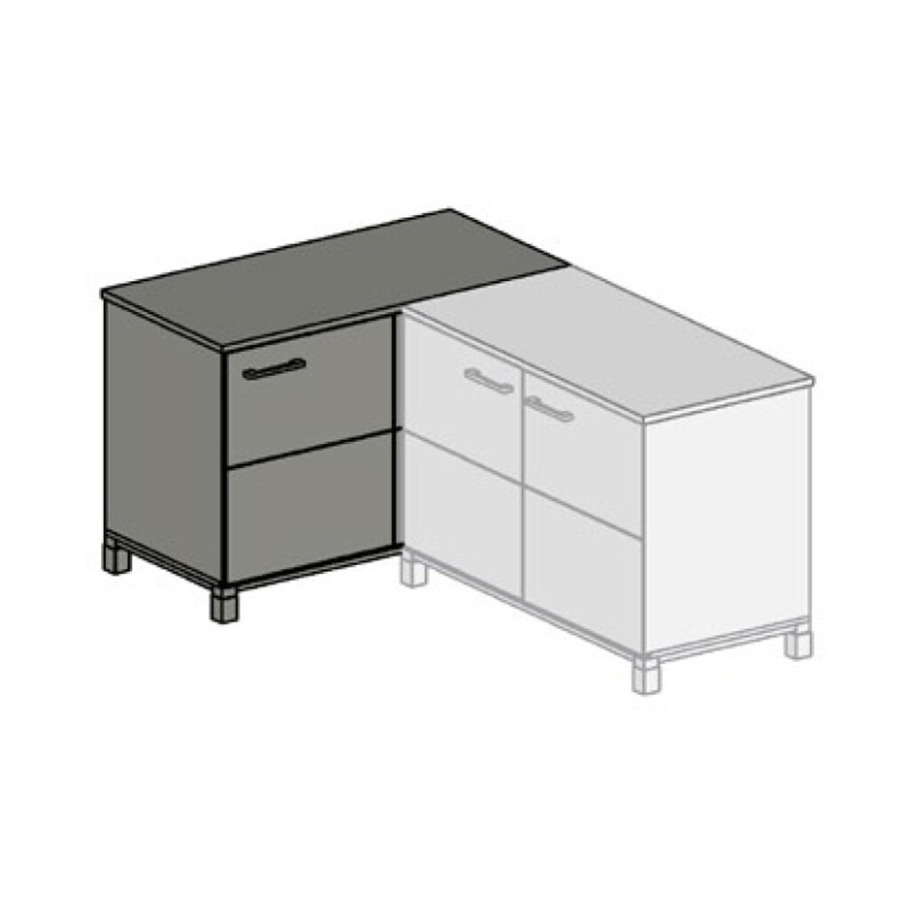 TPT Eckunterschrank 120 cm für Massivholz Küche Bild 3