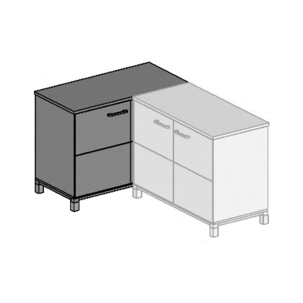 TPT Eckunterschrank 120 cm für Massivholz Küche Bild 4