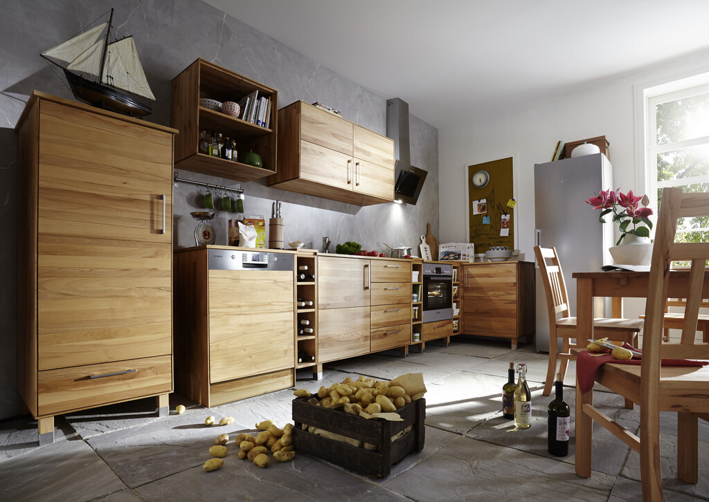 TPT Eckunterschrank 120 cm für Massivholz Küche Preview Image